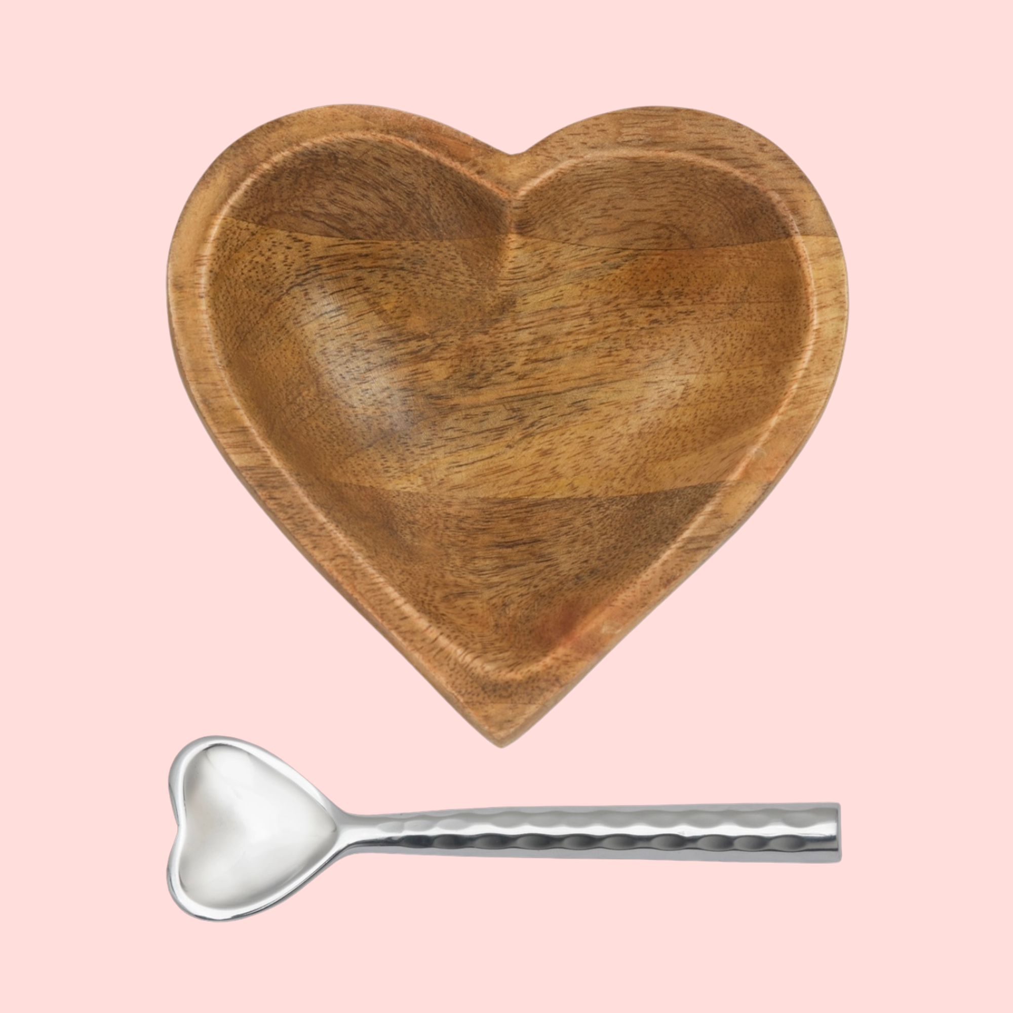 Custom Engraved Heart Bowl + Spoon