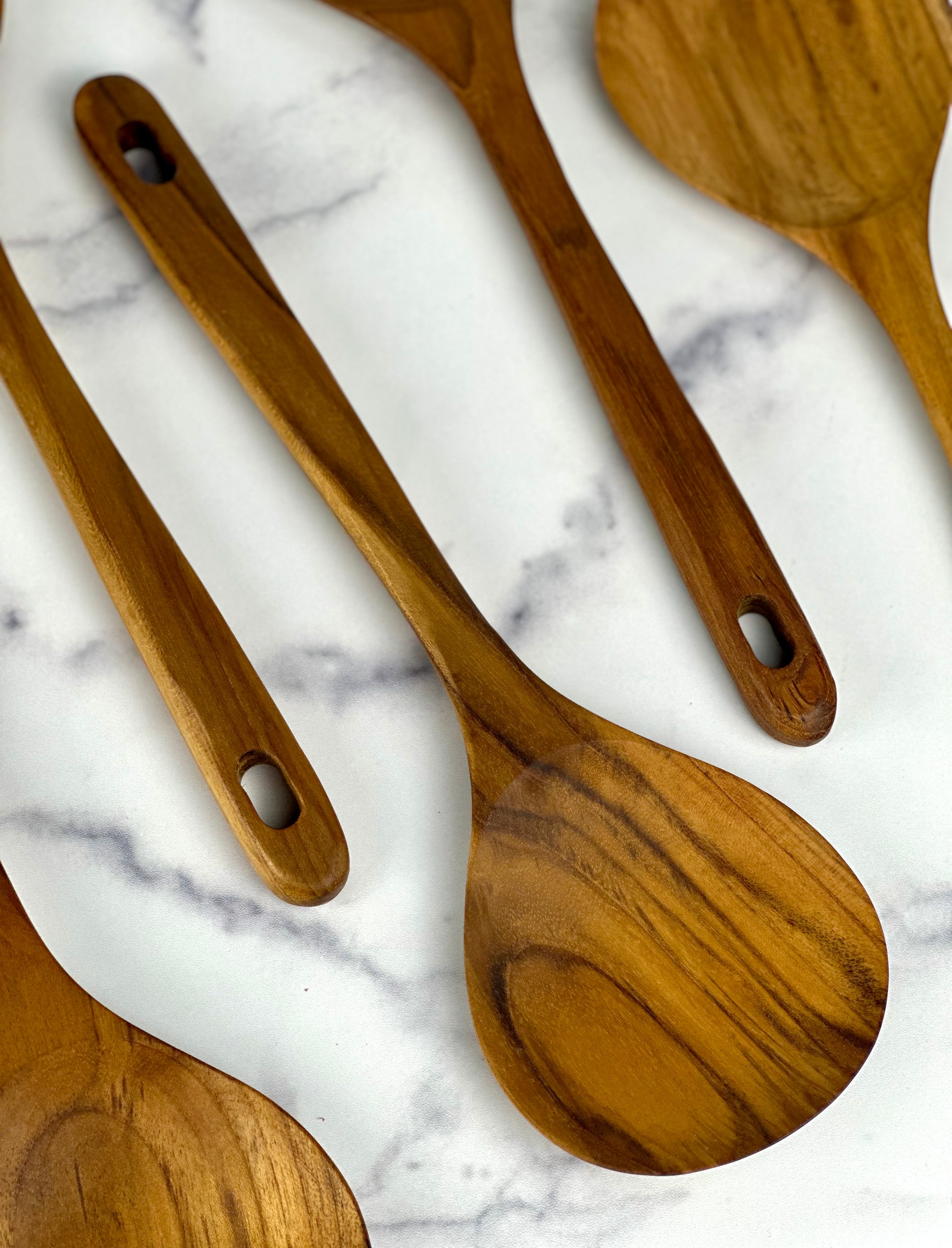 Custom Engraved Large Round Kitchen Spoon