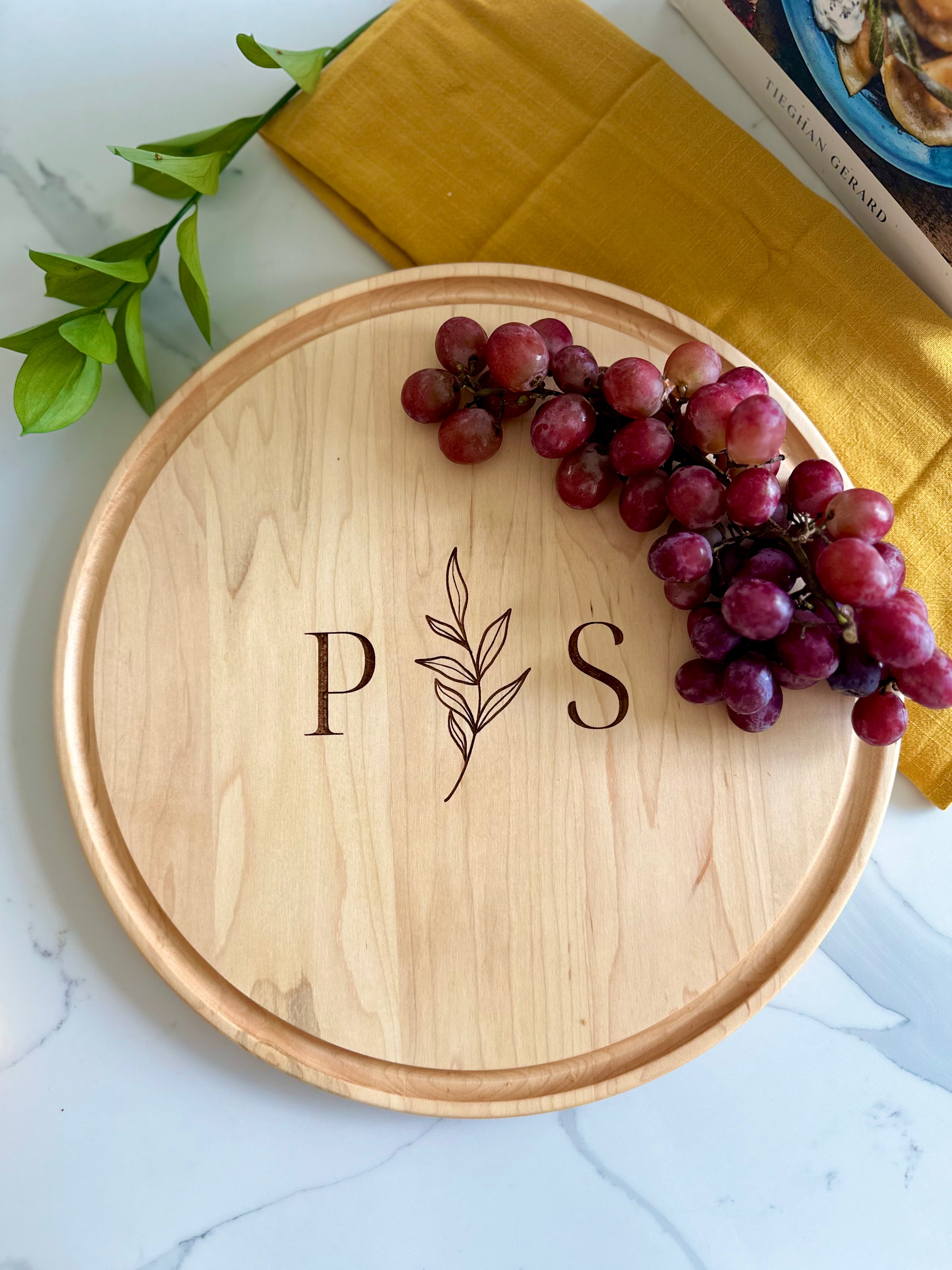 Round Engraved Cutting Board