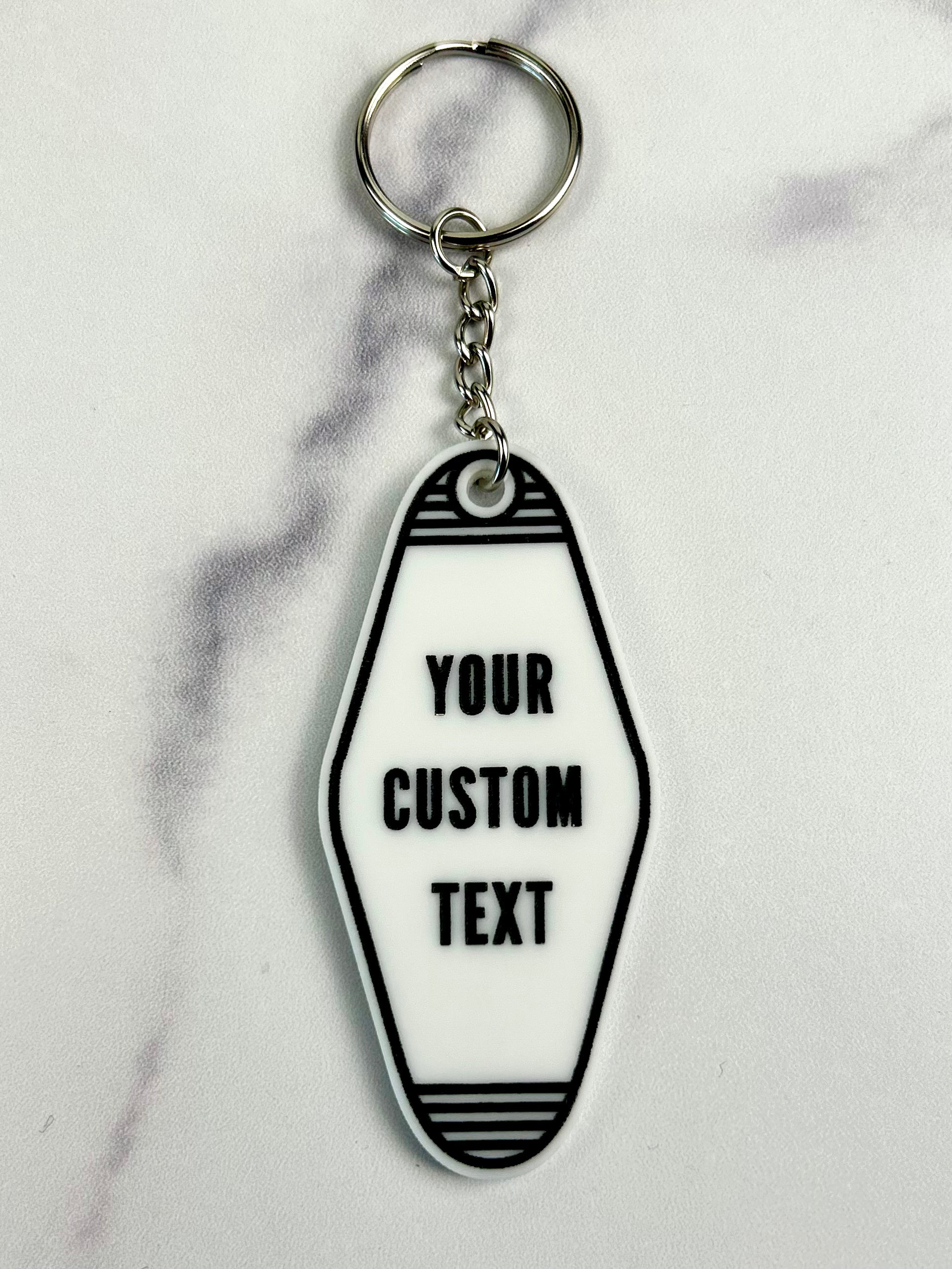 Retro Motel Keychain